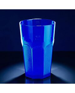 Caipirinha Glas 0,3l SAN teilgefrostet blau