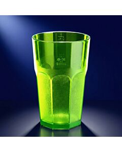 Caipirinha Glas 0,3l SAN teilgefrostet grün