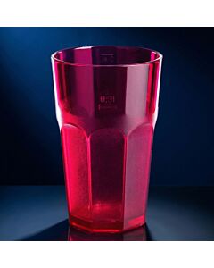 Caipirinha Glas 0,3l SAN teilgefrostet rot