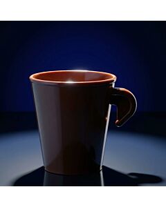 Espresso Tasse 0,1l SAN braun stapelbar