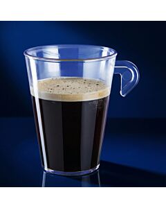 Espresso Tasse 0,3l SAN glasklar stapelbar