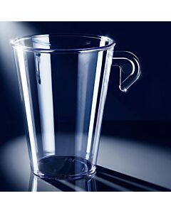 Espresso Tasse 0,4l SAN glasklar stapelbar