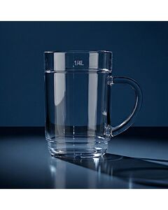 Gspritzter-Schorle-Glas 0,25l SAN glasklar stapelbar
