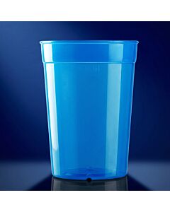 Mehrwegbecher 0,4l PP blau