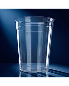Mehrwegbecher 0,4l PC glasklar