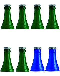 Plug Fix Dosenadapter Set aus Kunststoff in Schwarz – 8er Pack für Bier- und Energydosen | Mehrwegbecher Schorm