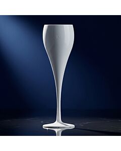 Prosecco-Champagner Glas 0,1l SAN weiss