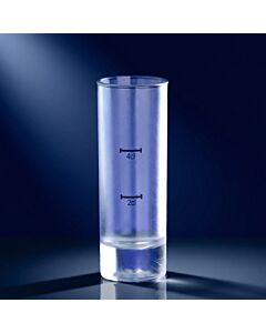 Stamperl hoch 2cl/4cl SAN gefrostet