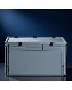 Transportbox mit Deckel stapelbar