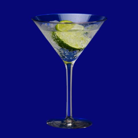Martini Glas 0,1l SAN glasklar