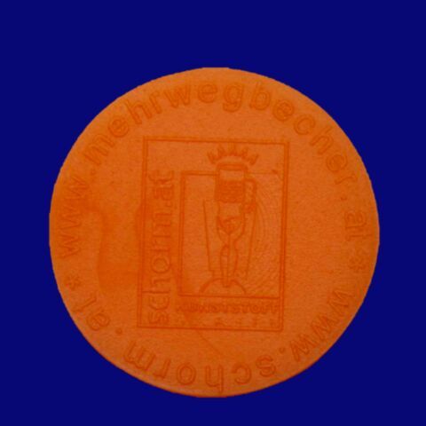 Pfandmünzen orange (100 Stk.)