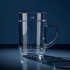 Gspritzter-Schorle-Glas 0,25l SAN glasklar stapelbar