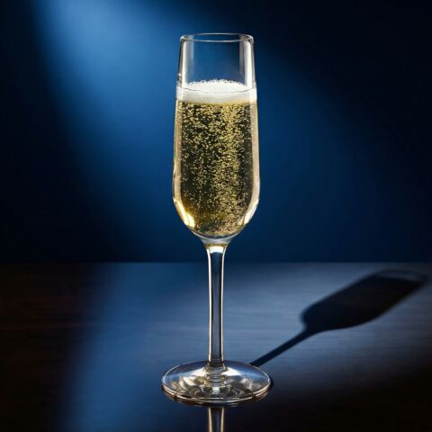 Champagner Glas 0,1l SAN glasklar