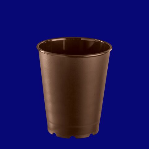 Coffee to go Becher 0,2l PP gefrostet braun