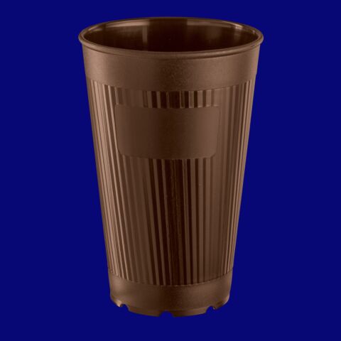 Coffee to go Becher 0,4l PP braun