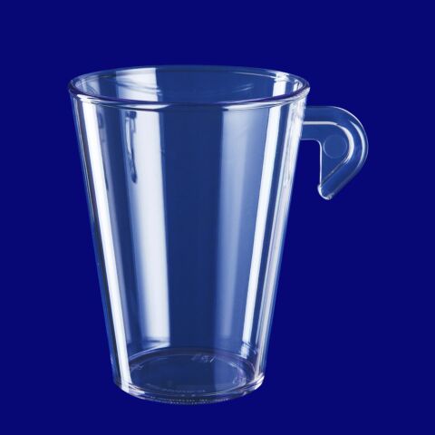 Espresso Tasse 0,3l SAN glasklar stapelbar