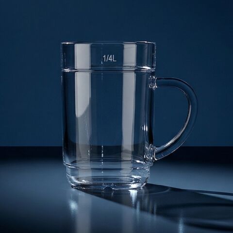 Gspritzter-Schorle-Glas 0,25l SAN glasklar stapelbar