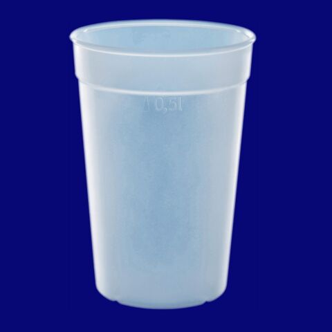 Mehrwegbecher 0,5l PP gefrostet