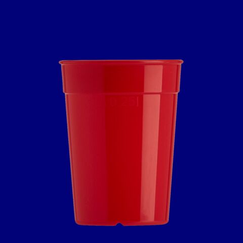Mehrwegbecher 0,25l PP rot