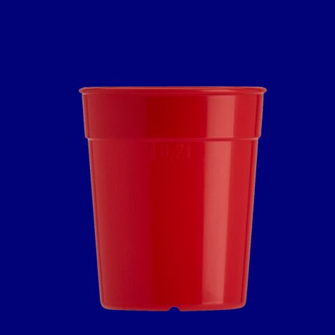 Mehrwegbecher 0,2l PP rot
