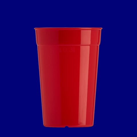 Mehrwegbecher 0,3l PP rot