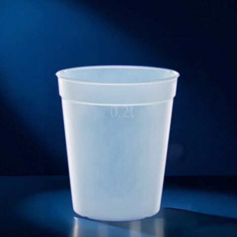 Mehrwegbecher 0,2l PP gefrostet