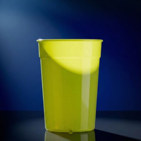 Mehrwegbecher 0,25l PP gelb