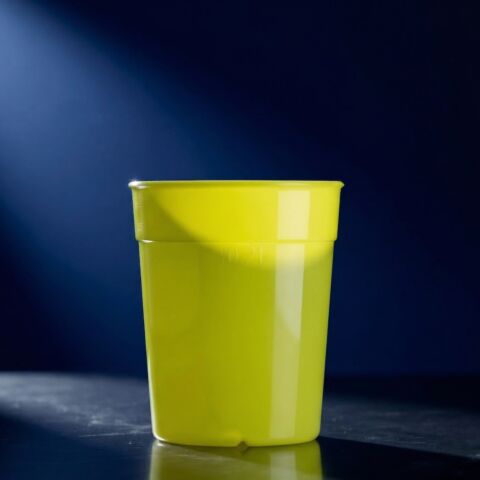 Mehrwegbecher 0,2l PP gelb