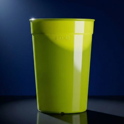 Mehrwegbecher 0,4l PP gelb
