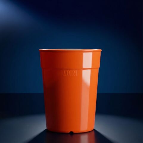Mehrwegbecher 0,2l PP orange