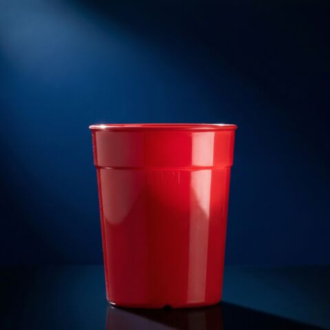 Mehrwegbecher 0,2l PP rot