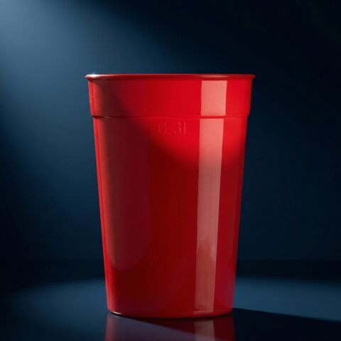 Mehrwegbecher 0,3l PP rot