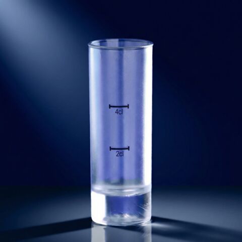 Stamperl hoch 2cl/4cl SAN gefrostet