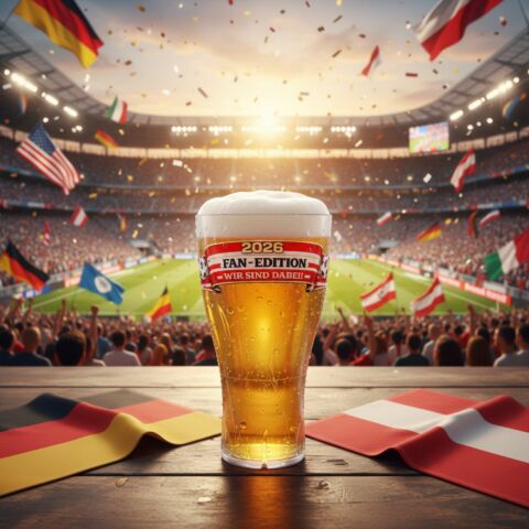 EURO-Cup 0,5l Österreich Fan-Edition